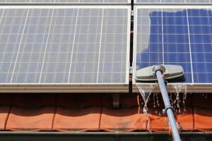 Mantenimiento de un panel solar